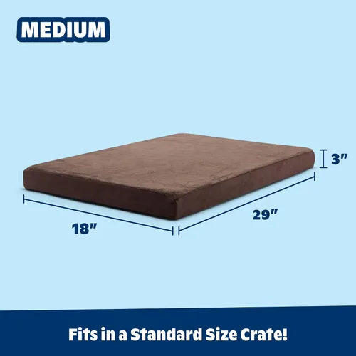 Vista 3 de Barkbox; cama para perro con plataforma de espuma viscoelástica, colchón de felpa para alivio ortopédico de articulaciones, lavable a máquina