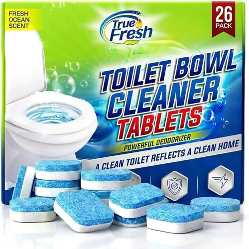 Vista 9 de True Fresh - Tabletas limpiadoras para inodoro, paquete de 26, seguras para sépticas, aroma oceánico