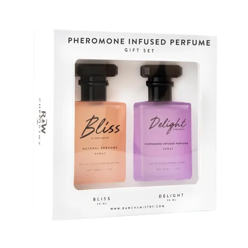Vista 2 de RawChemistry Bliss and Delight - Un set de regalo de perfume con infusión de feromonas