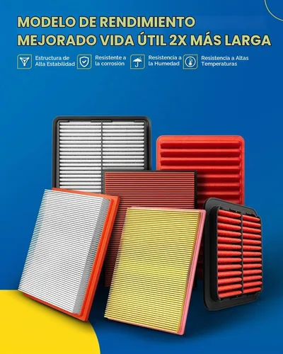 Vista 4 de PHILTOP Filtro de aire de motor mejorado CA4309 de repuesto para Murano 2009-2024, QX60 2014-2020, Maxima 2016-2023, Murano 2003-2007, panel flexible