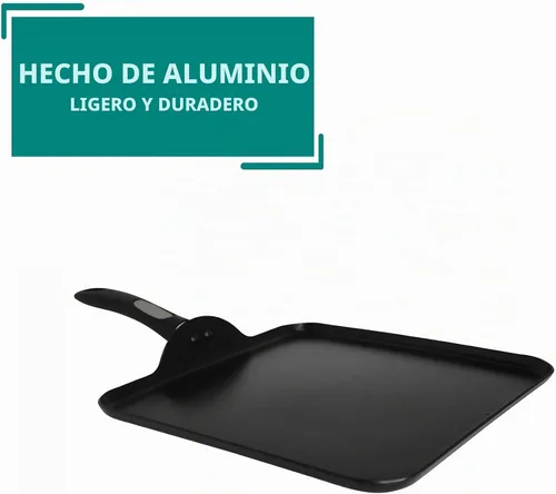 Vista 3 de Mirro A79713 Get A Grip - Utensilios de cocina antiadherentes de aluminio, 11 pulgadas, color negro
