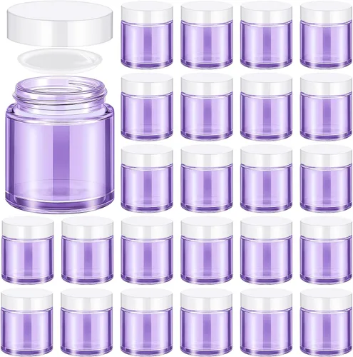 Vista 36 de Norme 24 Frascos de Vidrio de 4 oz con Tapas Herméticos Redondos a Prueba de Fugas Frascos Cosméticos Vacíos con Revestimientos Internos en la Tapa