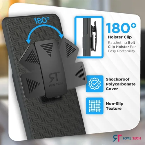 Vista 4 de Funda diseñada para iPhone 5/5s/SE (2016) con funda de clip para cinturón