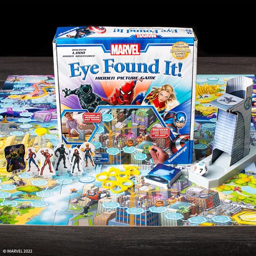 Vista 8 de Ravensburger Marvel Eye Found It! Juego de mesa - Juego de rompecabezas atractivo para niños y adultos Presenta personajes queridos de Marvel