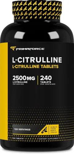 Vista 6 de Primaforce L-citrulina 2500mg por porción, 60 porciones; 120 tabletas