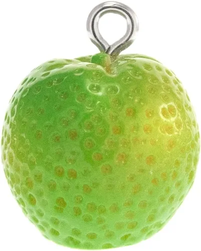 Vista 4 de Lime Fruit Necklace for Woman, Mom. Orange Fruit Green Designer Jewelry. Cute Vegetarian Inspired Pendant. Real Juicy Orange Charm. Vegan