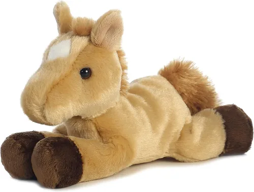 Vista 4 de Aurora World Mini Flopsie - Caballos de peluche Paquete de 8 Prancer and Storm