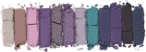Vista 3 de Rimmel London Magnif'Eyes Paleta de sombras de ojos, 12 tonos, fórmula mezclable, versátil, 008, Electric Violet, 0.5 oz