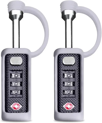 Vista 11 de Cerradura Táctica para Estuche de Armas Aprobada por TSA - Funda Protectora de Goma y MonoShaft Resistente a Cortes - Candado Seguro de Eje Único