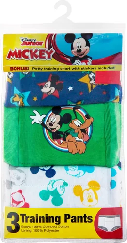 Vista 3 de Disney boys Mickey Mouse Potty Training Pants and Starter Kit With Stickers & Tracking Chart