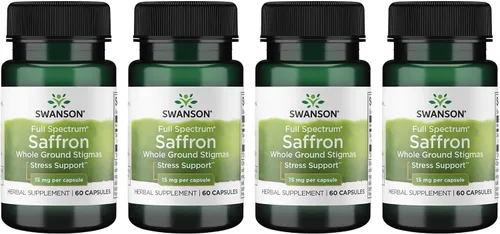 Vista 10 de Swanson Azafrán Español Orgánico Full Spectrum, 15 mg, 60 Cápsulas Veganas