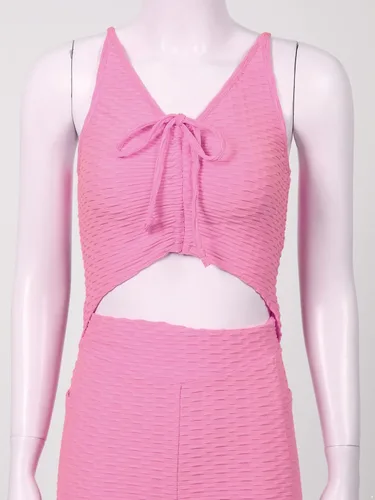 Vista 5 de YUUMIN Maillot sin mangas para mujer, para yoga, baile, gimnasia