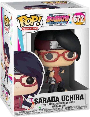 Vista 4 de POP Boruto: Naruto The Next Generation - Figura de vinilo de Sarada Uchiha Funko (con funda protectora de caja compatible), multicolor, 3.75 pulgadas