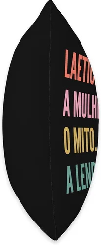 Vista 2 de Divertido diseño portugués de nombre - Laeticia Throw Pillow