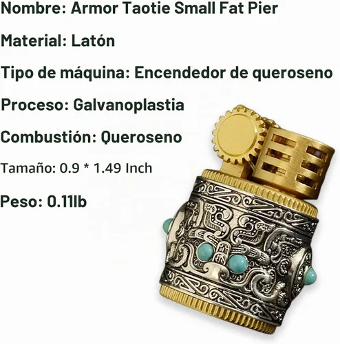 Vista 7 de Encendedor de velas vintage, encendedor de llama suave de queroseno recargable antiguo para velas, regalo único para hombres