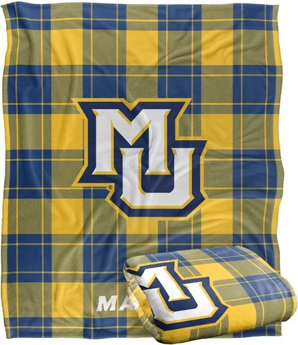 Vista 99 de LOGOVISION St John's University Campus Plaid Spirit Silky Touch Manta súper suave 36 x 58 pulgadas