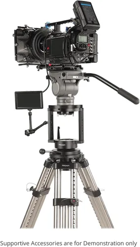 Vista 7 de PROAIM Adaptador elevador Mitchell Euro/Elemac Base Mount para Cinema Dolly, Bazooka y más. Elevador de altura resistente con opciones de montaje