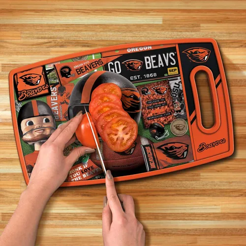 Vista 34 de YouTheFan NCAA Retro Series Tabla de cortar