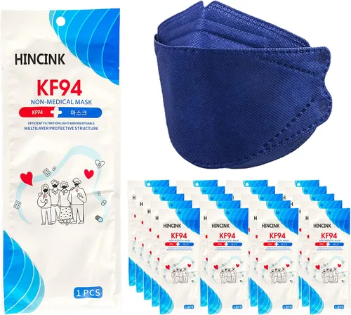 Vista 14 de Disposable Masks 10 Pack, 4-Layer Individually Wrapped Masks for Adults Adultos-colorido-a
