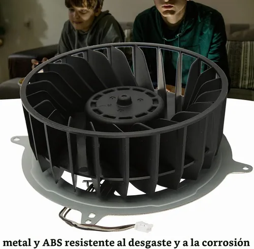 Vista 4 de Ventilador de refrigeración interno de repuesto universal 23 aspas para PS5, KSB1212HGG4E 12V 2.15A, fácil de instalar y usar.