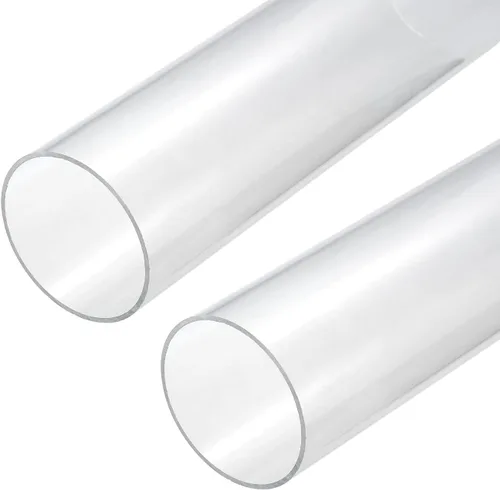 Vista 9 de MECCANIXITY Tubo acrílico transparente rígido redondo tubo 0.157 in (5/32") ID 0.315 in (5/16") OD 10" para lámparas y linternas, sistema