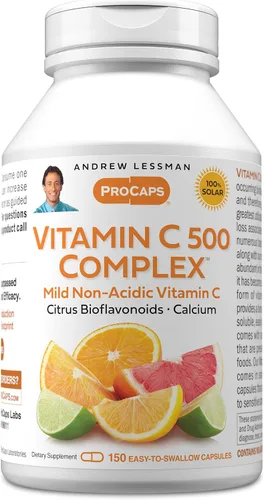 Vista 10 de Andrew Lessman ProCaps Vitamina C 500 Complejo 180 Cápsulas
