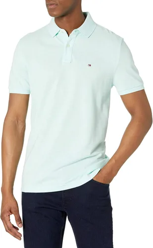 Vista 114 de Tommy Hilfiger Polo de piqué de algodón de manga corta para hombre en ajuste regular