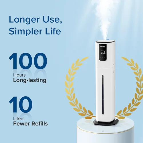 Vista 3 de LEVOIT Humidificador inteligente OasisMist 1000S (10L) y difusor de aceite esencial LEVOIT 6L Cool Mist Top Fill