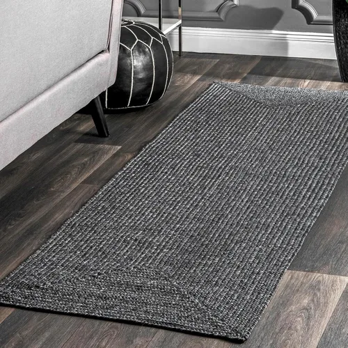 Vista 14 de nuLOOM Wynn Alfombra de Área Trenzada para Interiores/Exteriores, 3x5, Bronceado Wynn Tan