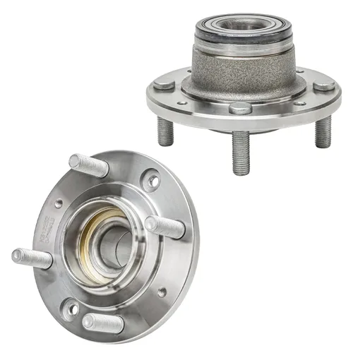 Vista 73 de Detroit Axle - Par de cojinetes de rueda delantera/trasera para Ford Edge 11-14, 09-19 Flex, 13-19 Police Interceptor Sedan, 14-18 Police Sedan