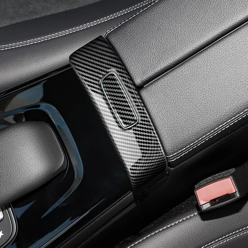Vista 3 de Caja de almacenamiento para reposabrazos de consola central, interruptor de botón, cubierta de panel para Mercedes-Benz GLB, accesorios internos