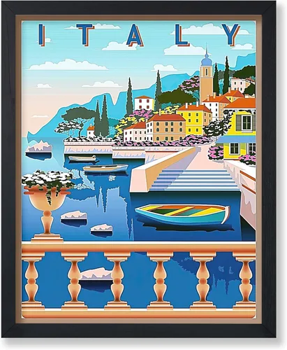 Vista 22 de Poster Master Póster de viaje vintage, impresión retro de playas de dunas - Arte de línea South Shore - Regalo para él, ella, amante de los viajes