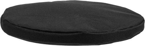 Vista 8 de HOMSFOU - 2 cojines plegables portátiles negros para taburetes