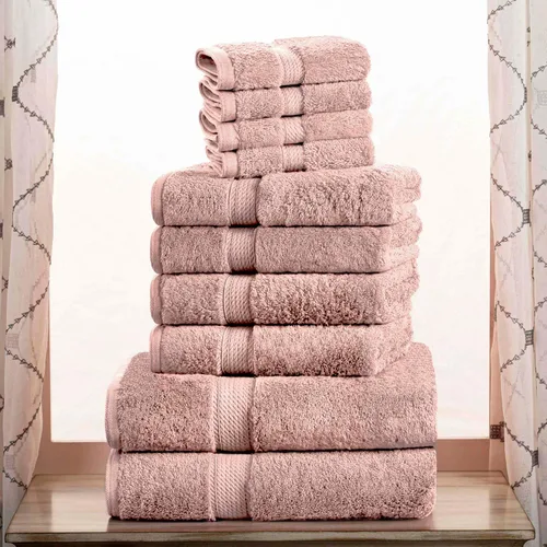 Vista 123 de BNM Toallas de Algodón Egipcio de Peso Pesado, Ideales para Baño, Ducha, Spa, Hotel, 800 GSM, Toallas Faciales/de Aseo, Toallas de Mano, Toallas