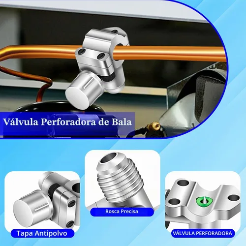 Vista 4 de Kit de Válvula de Perforación de Bala Boltigen 2 piezas BPV31D - Juego de Válvula de Grifo BPV-31 para Refrigerador - Kit de Válvula de Grifo