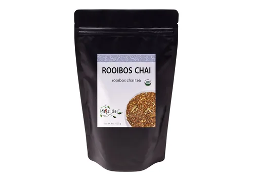 Vista 12 de Té Rooibos con especias de manzana y canela crujiente de manzana y hojas sueltas, 100% sin cafeína, caliente y helado, alto contenido