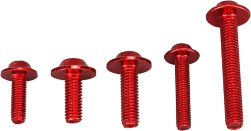 Vista 8 de 177PCS Kit de carenado de motocicleta Tornillos de aluminio para parabrisas de motocicleta M5 M6 Reemplazo de tornillos para parabrisas