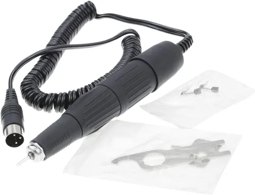 Vista 7 de Motor micro SHIYANG N8 del cepillo del carbón de la máquina del taladro del clavo 45000RPM con la manija de pulido SDE-H37LN