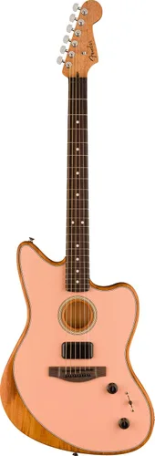 Vista 12 de Fender Acoustasonic Player Jazzmaster Guitarra Acústica Eléctrica, con garantía de 2 años, Sunburst de 2 colores, diapasón de palisandro, con bolsa