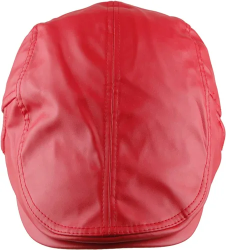 Vista 2 de moonsix Newsboys Gorras para hombre, boina de piel sintética, sombrero de Gatsby, sombreros planos, gorra de conducción Ivy