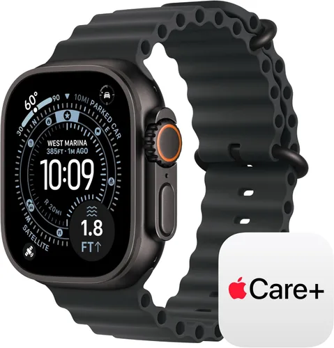 Vista 16 de Apple Watch Ultra 3 [GPS + Cellular 49mm] Reloj inteligente para correr y multideporte con funda de titanio resistente con bucle milanés de titanio