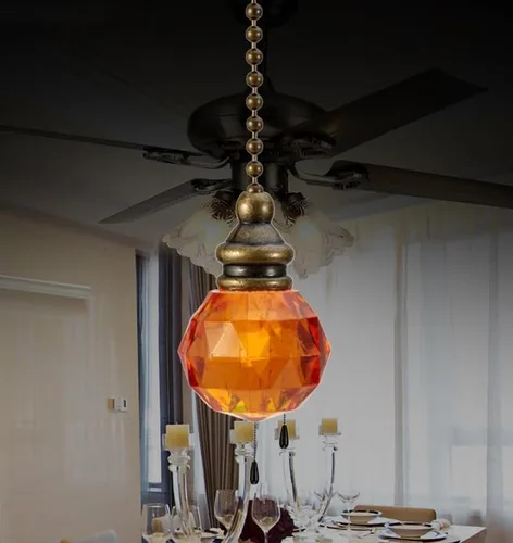 Vista 6 de 2 cadenas de tracción para ventilador de techo, extensión de cadena para ventilador de techo, extensor de cadena para lámpara de techo, cadena