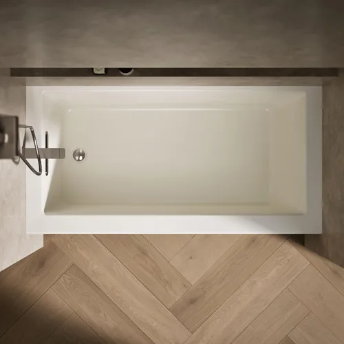 Vista 7 de Kohler 1956-LA-96 Underscore® 60" x 30" baño de alcoba, drenaje izquierdo, galleta