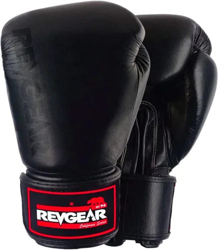 Vista 7 de Revgear Guante de boxeo de cuero original