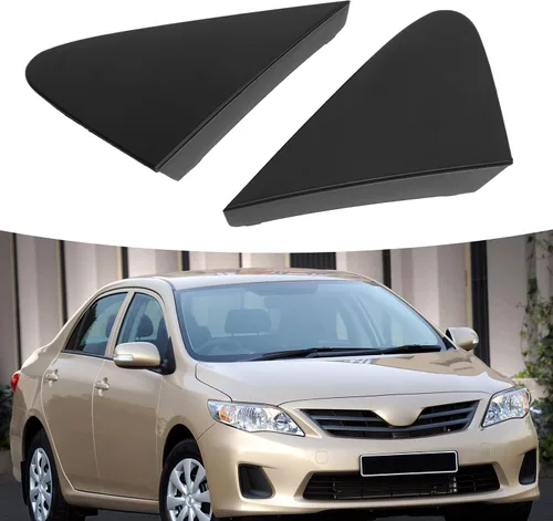 Vista 5 de Headerbs Cubierta plástica del ajuste de la esquina del espejo de la vista lateral, compatible con 2008-2013, parte trasera del automóvil