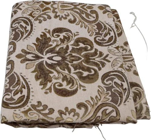 Vista 8 de TinaKim Tela de Tapicería Floral, Jacquard Damasco de Chenilla, para Recubrir Sillas de Muebles y Sofás (Azul, 2 Yardas)