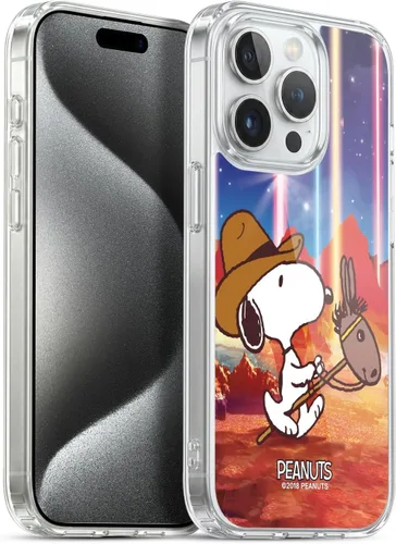 Vista 155 de Head Case Designs Funda de gel con licencia oficial de Peanuts Nebula Cactus Needles Snoopy Space Cowboy [protección de grado militar] compatible