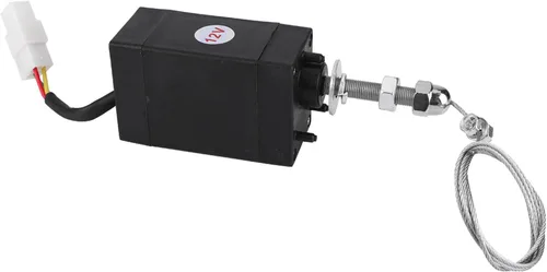 Vista 9 de DC 12/24V Disel Motor Llama hacia fuera Dispositivo Válvula solenoide de parada del motor (12V)