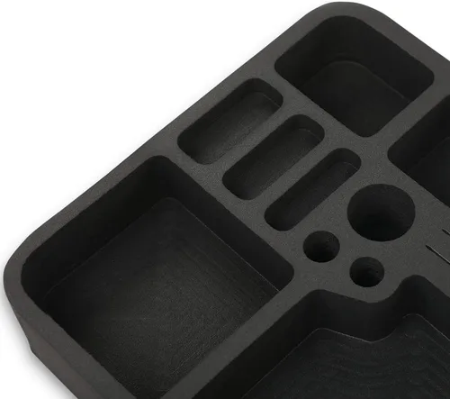 Vista 9 de PIT66 Consola central de piso delantera compatible con Ford F150 F250 F350 Bronco 1978-1996 insertos organizadores de consola de piso 2 piezas