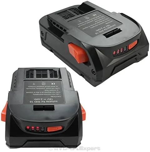 Vista 2 de ExpertPower 2 x 18V 1500mAh Li-Ion Slim Compact Batería para AC840085, R840085